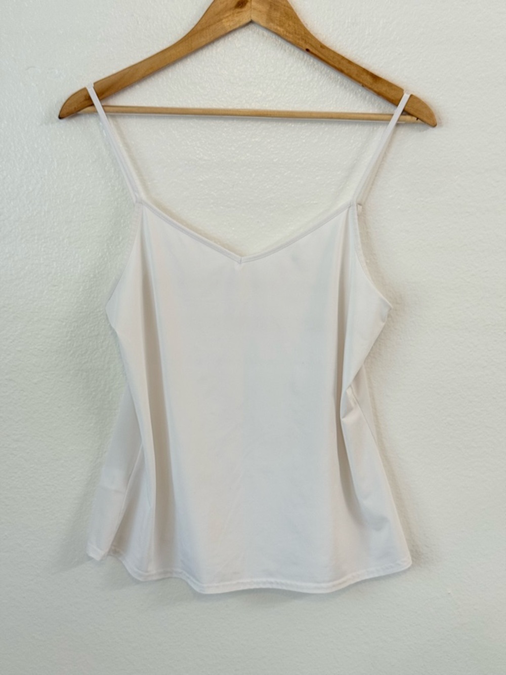 Elegant Rayon Camisole Top Size M Cream White Feminine Elegant Cottagecore